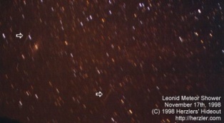 Leonid Meteor Shower Image 2